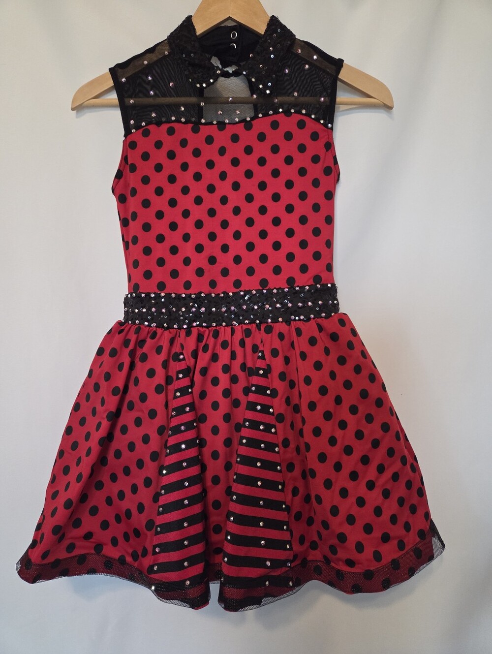 Weismann Polka Dot Jump Jive An Wail Dance Costume Jazz Tap Ballet